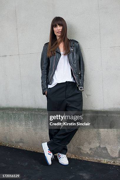 Music Producer and Model Caroline de Maigret on day 4 of Paris Collections: Men on June 29, 2013 in Paris, France.