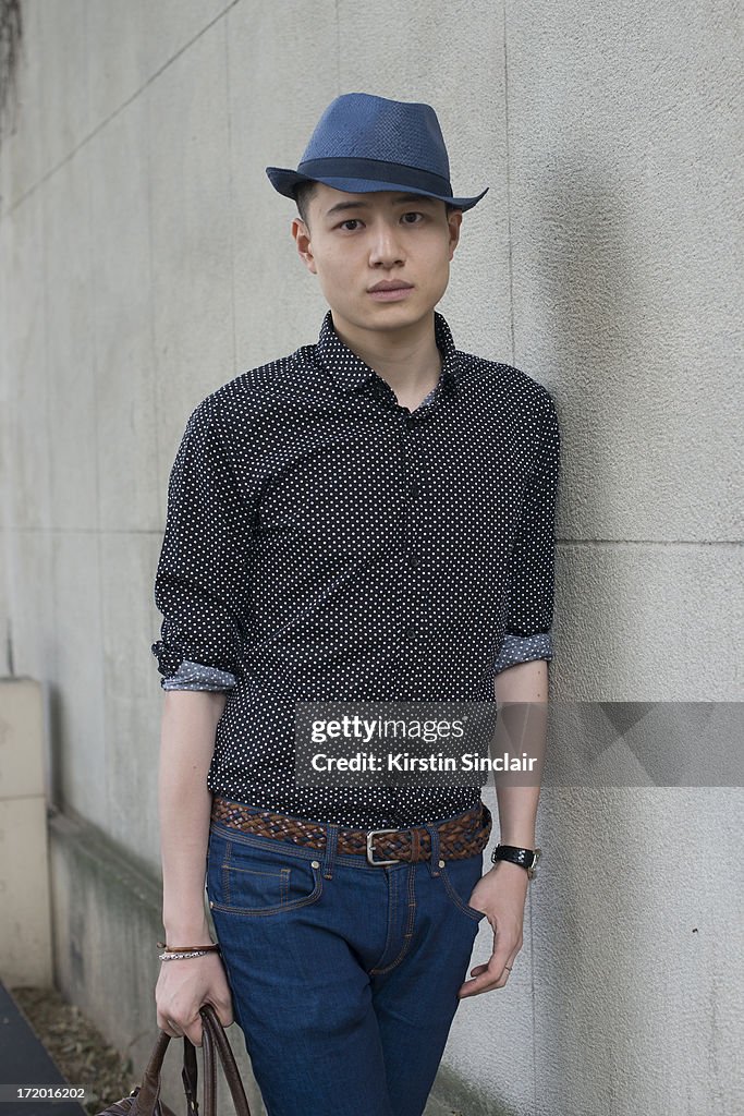 Street Style On June, 29 - Paris Fashion Week Menswear S/S 2014