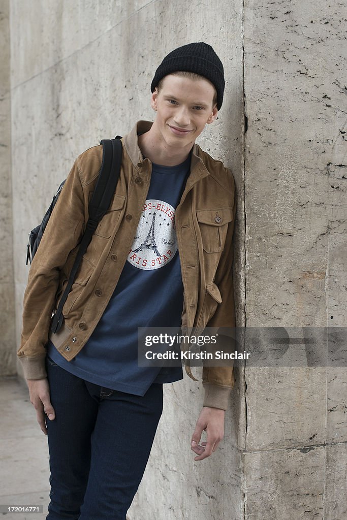 Street Style On June, 28 - Paris Fashion Week Menswear S/S 2014