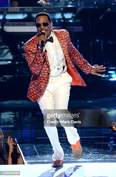 Recording artist Charlie Wilson performs onstage during the 2013 BET Awards at Nokia Theatre L.A. Live on June 30, 2013 in Los Angeles, California.