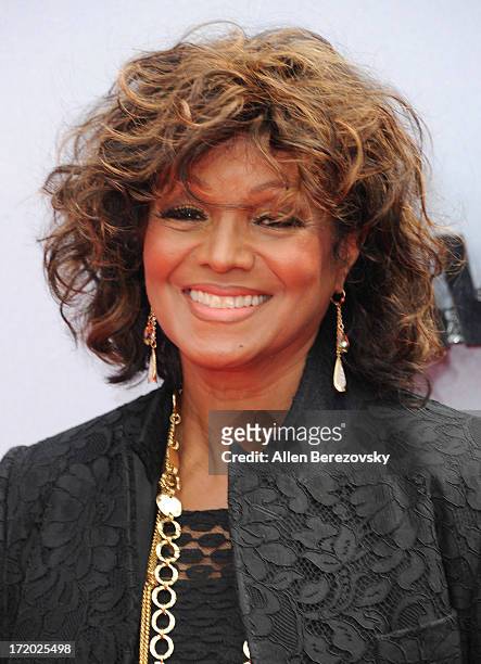 Actress Rebbie Jackson attends 2013 BET Awards - Arrivals at Nokia Plaza L.A. LIVE on June 30, 2013 in Los Angeles, California.
