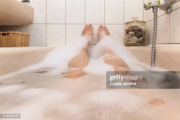 in the bath - schaumbad stock-fotos und bilder