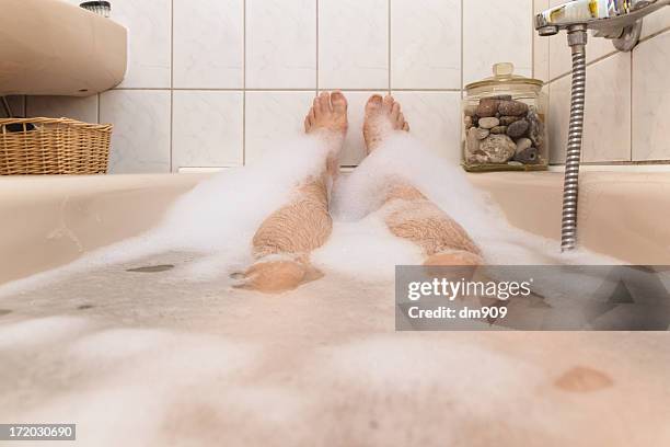 in the bath - bubblebath stock pictures, royalty-free photos & images