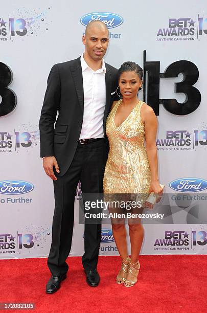Former basketball player Ime Udoka and Nia Long attend 2013 BET Awards - Arrivals at Nokia Plaza L.A. LIVE on June 30, 2013 in Los Angeles,...