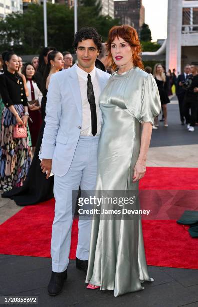 Zac Posen and Molly Ringwald attend the New York City Ballet's 2023 Fall Gala at the David H. Koch Theatre at Lincoln Center on October 05, 2023 in...