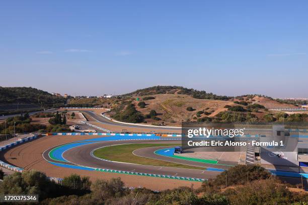 General view during day two of Formula 3 Testing at Circuito de Jerez on October 06, 2023 in Jerez de la Frontera, Spain.