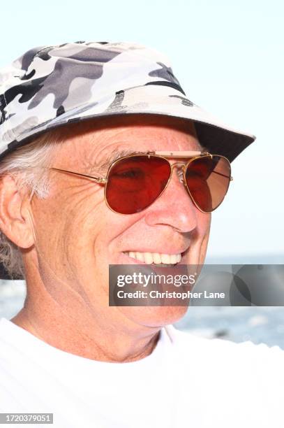 Singer Jimmy Buffett is photographed for Hamptons Magazine in Long Island, New York.