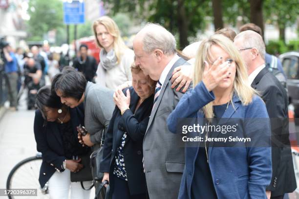 The Grieving Relatives Of 7/7 Victims Lay Wreaths Today In Tavistock Square..London Paused In Silence Today To Remember The July 7 Attacks On The...