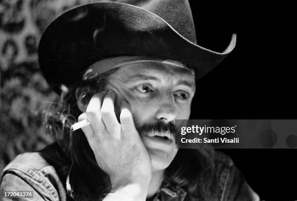 Actor Dennis Hopper during an interview on June 6,1971 in New York, New York.