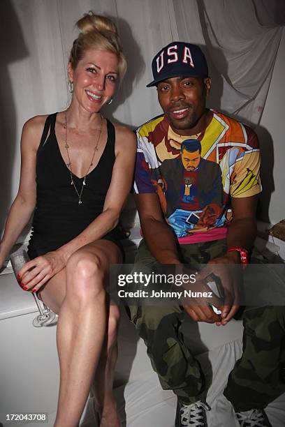 Jessica Rosenblum and Chuck Barrett attend BET Post Party at SupperClub Los Angeles on June 30, 2013 in Los Angeles, California.