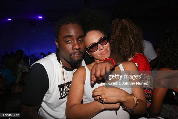 Wale and Elle Varner attend BET Post Party at SupperClub Los Angeles on June 30, 2013 in Los Angeles, California.