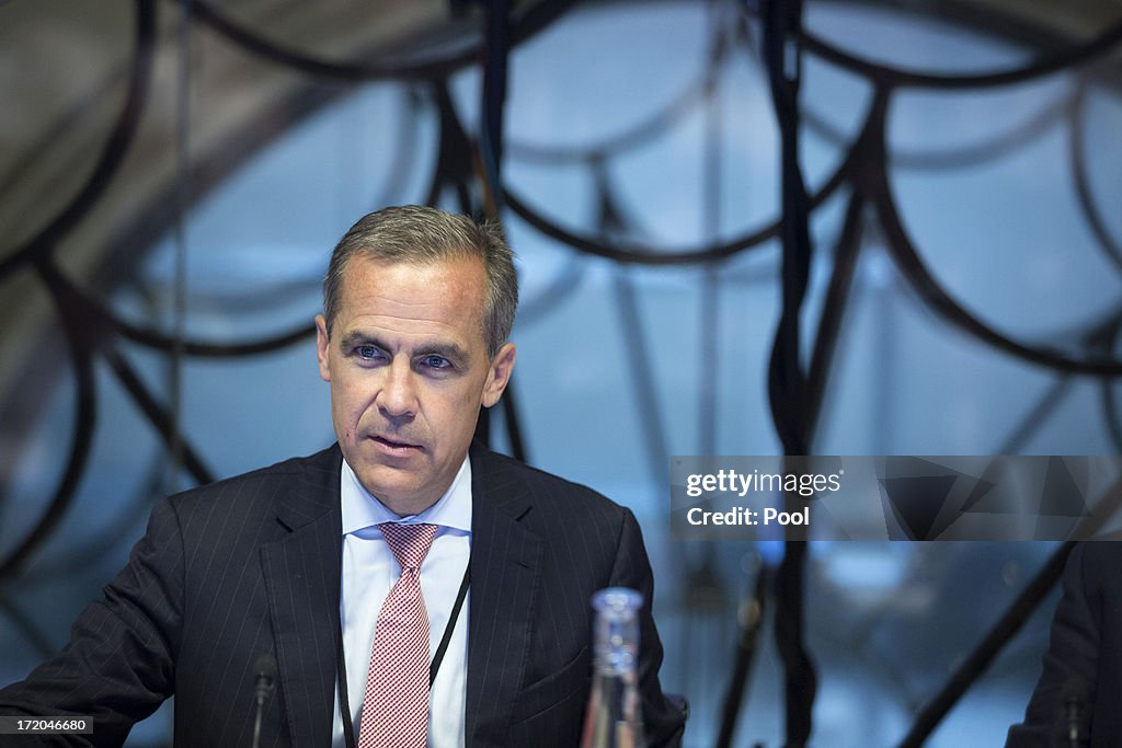 Mark Carney Begins Role As New Governor Of Bank Of England