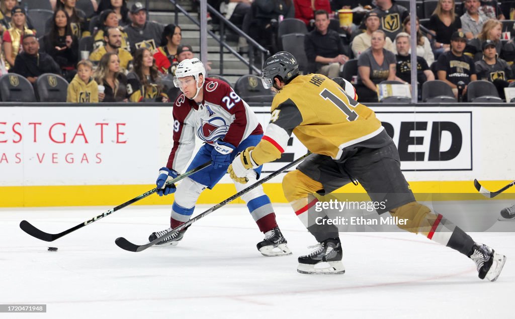 Colorado Avalanche v Vegas Golden Knights