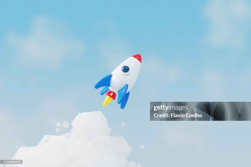 Space rocket launch