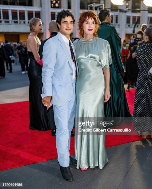 Fashion designer Zac Posen and actress Molly Ringwald are seen arriving to the New York City Ballet's 2023 Fall Gala Celebrating the 75th New York...
