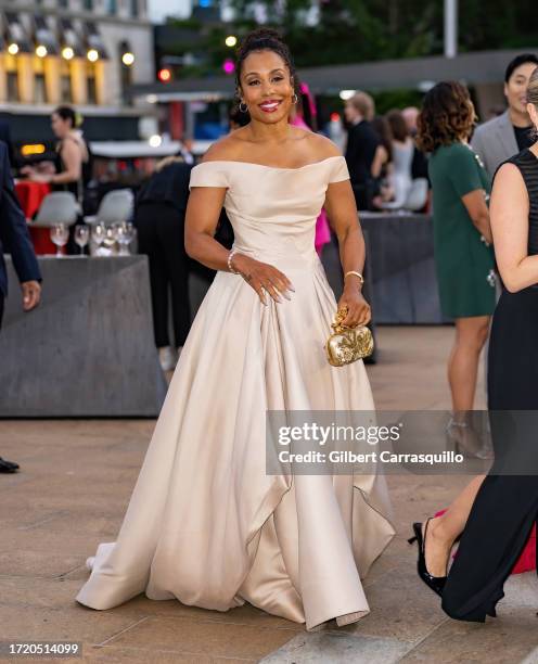 Actress Karen Pittman is seen arriving to the New York City Ballet's 2023 Fall Gala Celebrating the 75th New York City Ballet Anniversary Season at...