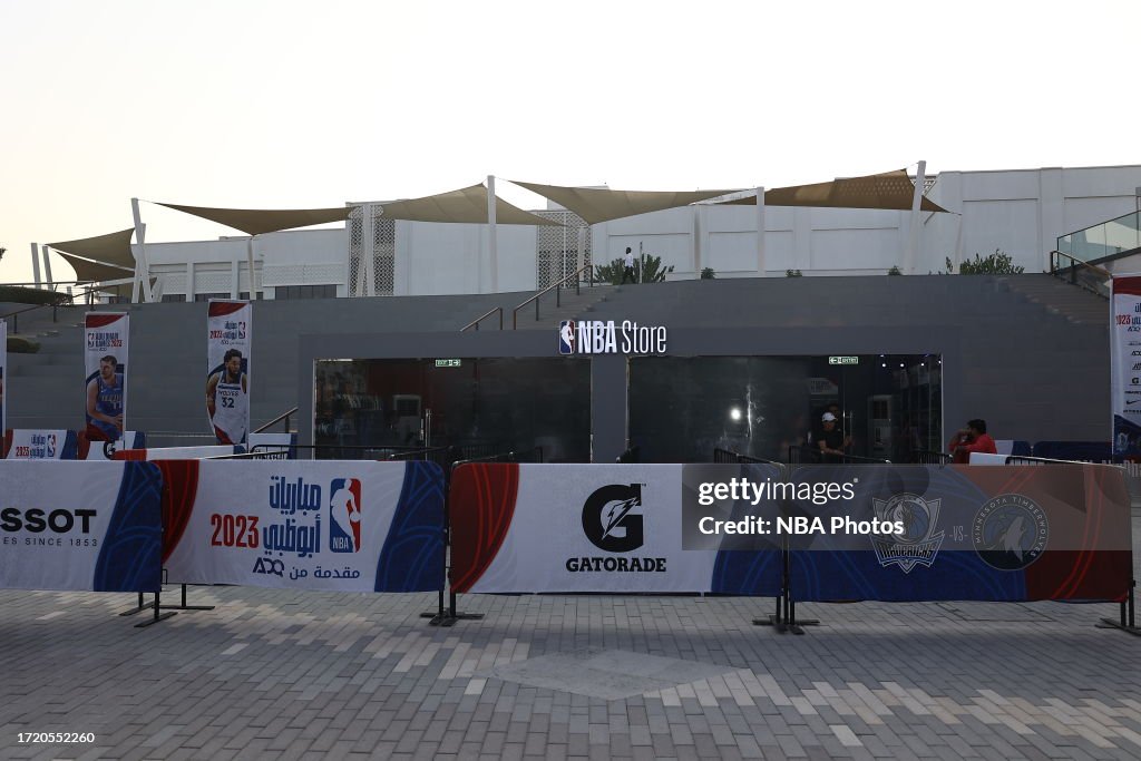 2023-24 NBA Globals Games - Dallas Mavericks v Minnesota Timberwolves