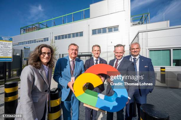 Eveline Metzen , the mayor of Hanau Claus Kaminsky , German Transport and Digital Infrastructure Minister Volker Wissing and Daniel Holz , Vice...