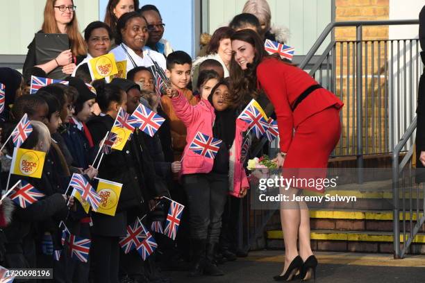 The Duke And Duchess Of Cambridge At The Mitchell Brook Primary School Today. 06-February-2017