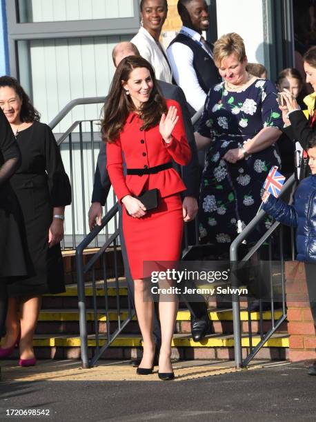 The Duke And Duchess Of Cambridge At The Mitchell Brook Primary School Today. 06-February-2017