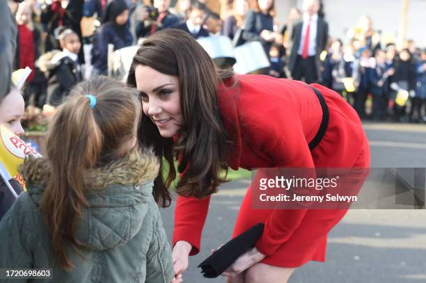 The Duke And Duchess Of Cambridge At The Mitchell Brook Primary School Today. 06-February-2017
