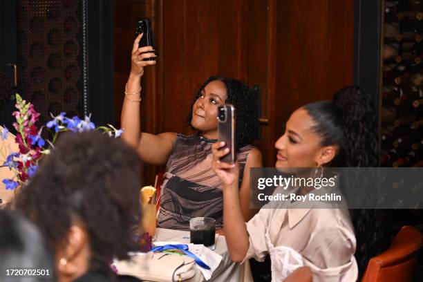 Sabrina Satchell and Alicia Janina Gordillo attend as Prime Video's Culture Rated kicks off 'We C You' celebration during CultureCon NYC Week 2023 at...