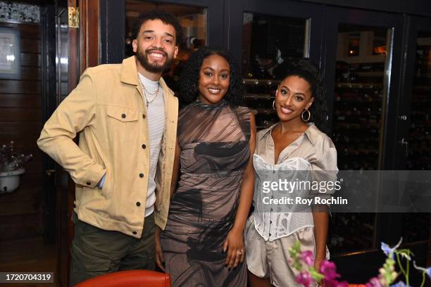 Maxwell Pearce, Sabrina Satchell and Alicia Janina Gordillo attend as Prime Video's Culture Rated kicks off 'We C You' celebration during CultureCon...