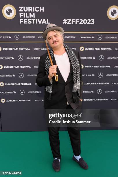 Peter Doherty attends the "Peter Doherty: Stranger in my own Skin" Premiere during the 19th Zurich Film Festival at Kino Corso on October 06, 2023 in...