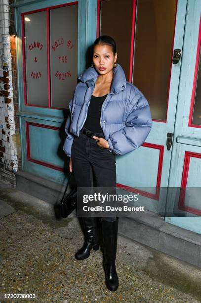 Jessica Dada attends the ECCO dining experience hosted by Natacha Ramsay-Levi with gastronomic collective We Are Ona at Maison Colbert on October 12,...