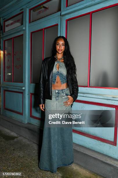 Tade attends the ECCO dining experience hosted by Natacha Ramsay-Levi with gastronomic collective We Are Ona at Maison Colbert on October 12, 2023 in...