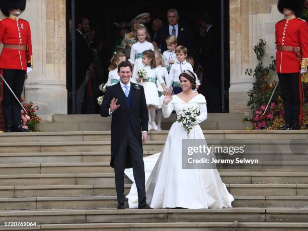 Wedding Of Princess Eugenie And Jack Brooksbank In Windsor Today . 12-October-2018