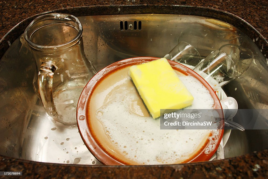 Dishes in the sink