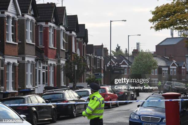 Harlesden Road Where The Terror Raid Happened Last Night:.Witnesses Today Told How Gunfire Rang Out As Police Stormed A Terraced House In A Dramatic...