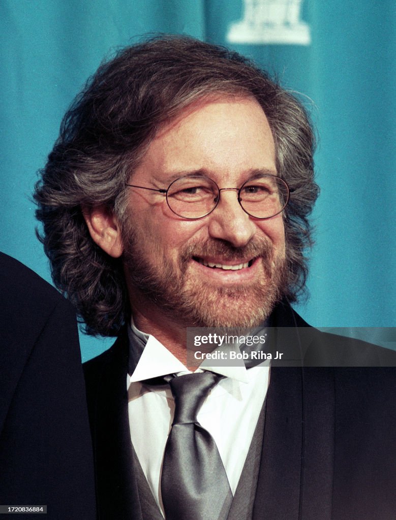 Producer Steven Spielberg Backstage at Academy Awards