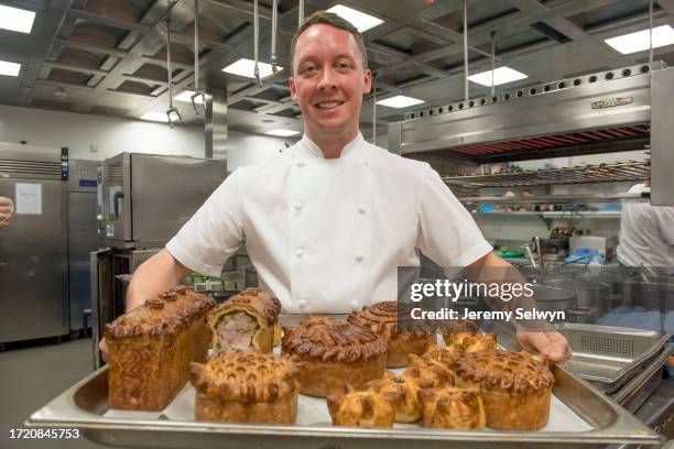 Chef Calum Franklin From Holborn Dining Rooms With His Pork Pies. 12-May-2017