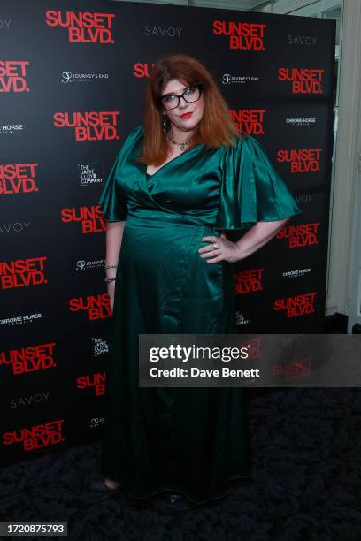 Jenny Ryan attends the press night after party for "Sunset Boulevard" at The Savoy Hotel on October 12, 2023 in London, England.