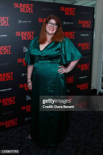 Jenny Ryan attends the press night after party for "Sunset Boulevard" at The Savoy Hotel on October 12, 2023 in London, England.