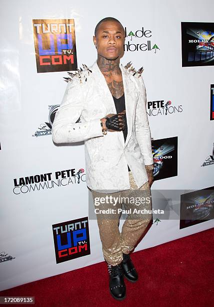 Recording Artist YestirDay attends the "Party After" the 2013 BET Awards hosted by Chris Brown and Nick Cannon at The Belasco Theater on June 30,...