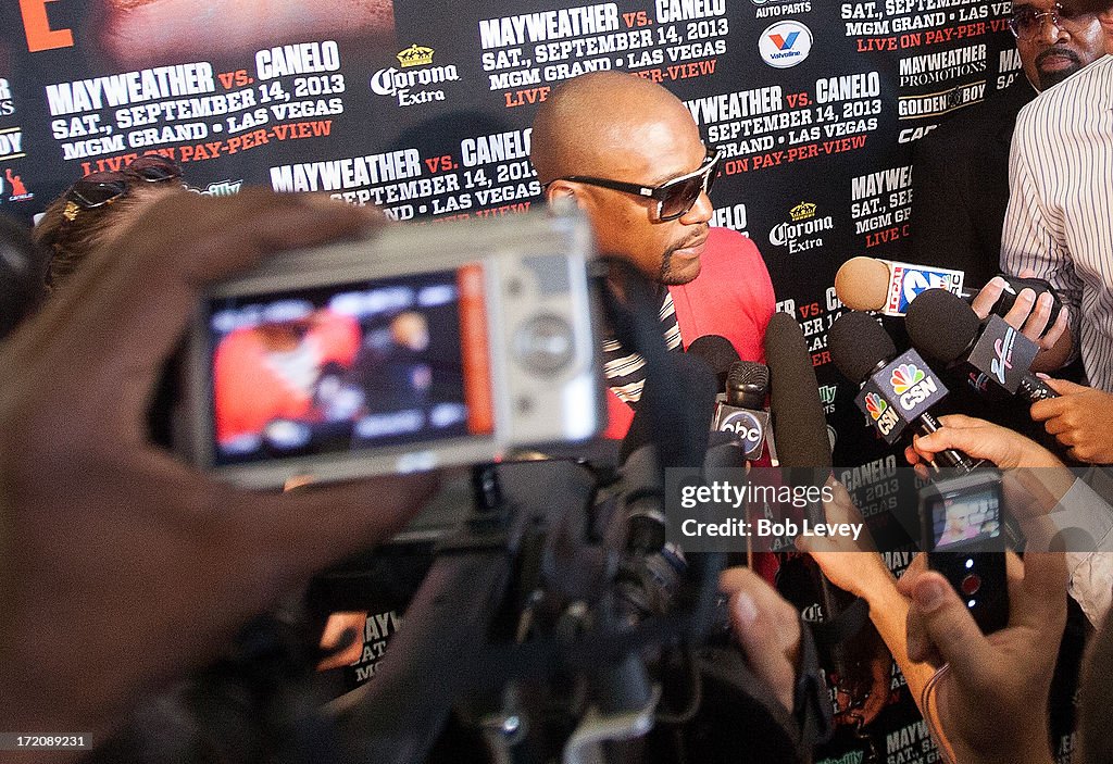 Floyd Mayweather and Canelo Alvarez News Conference