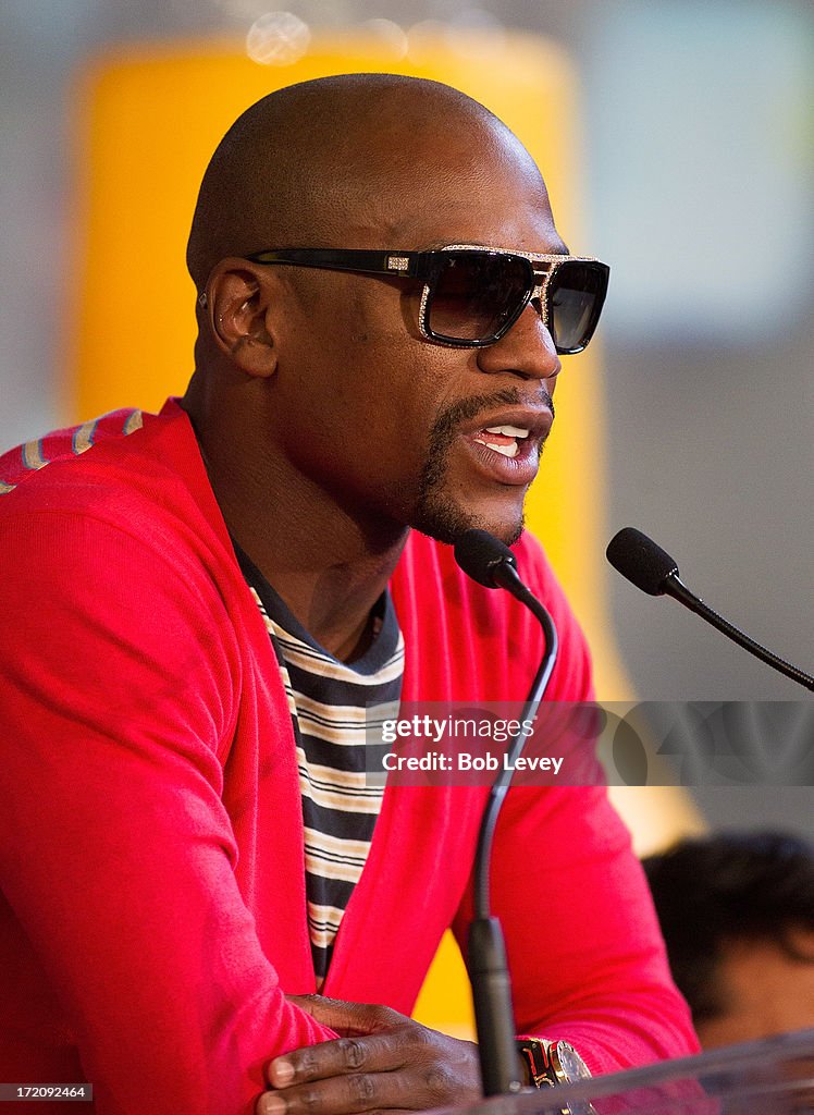 Floyd Mayweather and Canelo Alvarez News Conference