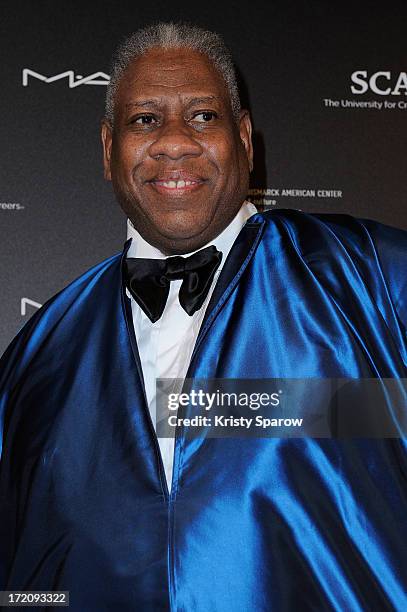 Andre Leon Talley attends the Little Black Dress exhibition as part of Paris Fashion Week Haute-Couture F/W 2013-2014 on July 1, 2013 in Paris,...