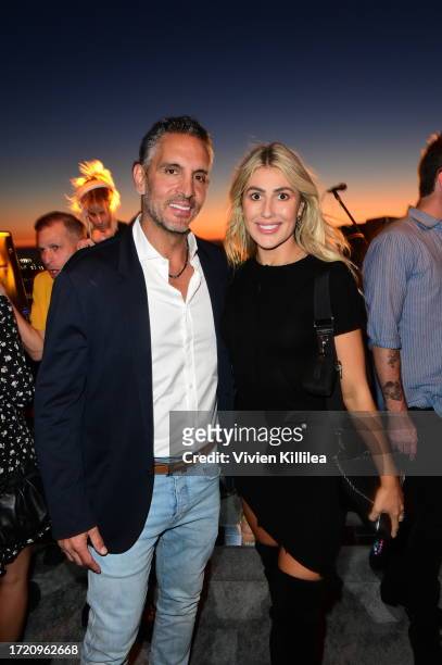 Mauricio Umansky and Emma Slater attend Park Elm at Century Plaza launch event on October 05, 2023 in Los Angeles, California.