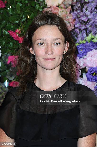 Audrey Marnay attends the Alexis Mabille show as part of Paris Fashion Week Haute-Couture Fall/Winter 2013-2014 at Hotel dEvreux on July 1, 2013 in...