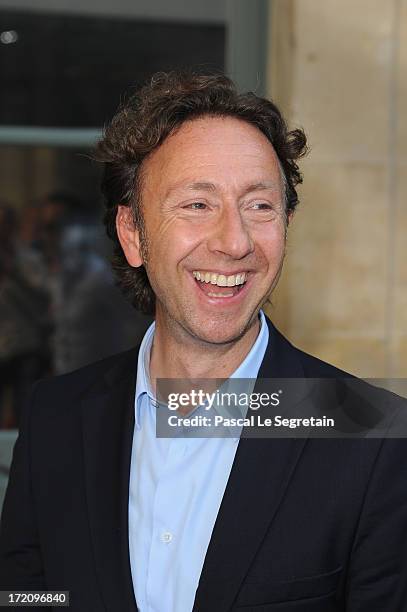 Stephane Bern attends the Alexis Mabille show as part of Paris Fashion Week Haute-Couture Fall/Winter 2013-2014 at Hotel dEvreux on July 1, 2013 in...