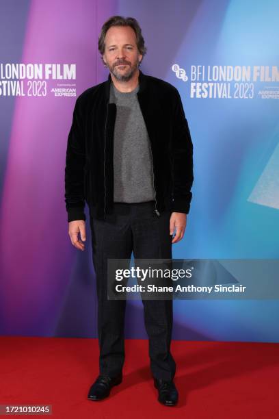 Peter Sarsgaard attends the "Memory" screening during the 67th BFI London Film Festival at the The Curzon Mayfair on October 06, 2023 in London,...