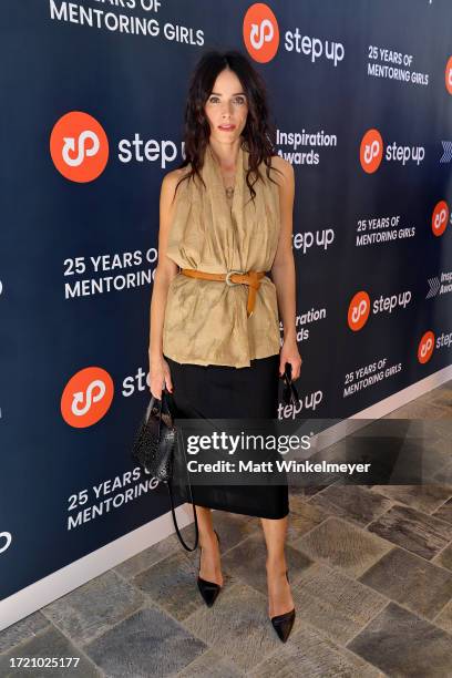 Abigail Spencer attends Step Up's Annual Inspiration Awards 2023 at Skirball Cultural Center on October 06, 2023 in Los Angeles, California.