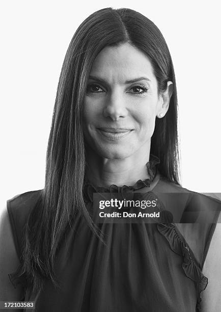 Sandra Bullock poses during the "The Heat" photo call at the Park Hyatt on July 2, 2013 in Sydney, Australia.