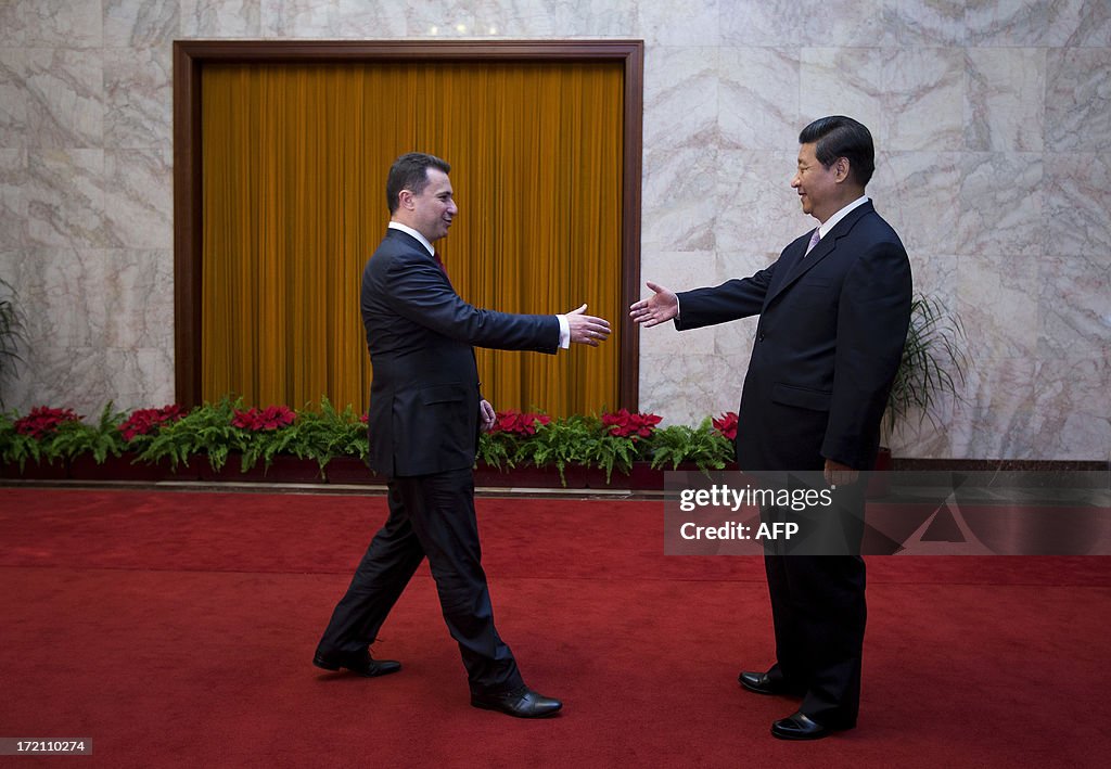 CHINA-MACEDONIA-DIPLOMACY