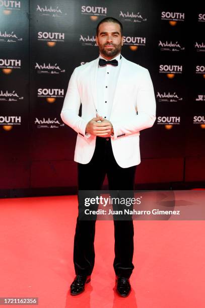 Alejandro Nones attends 'La Ley Del Mar' premiere during the South International Series Festival 2023 at Palacio de Congresos on October 06, 2023 in...