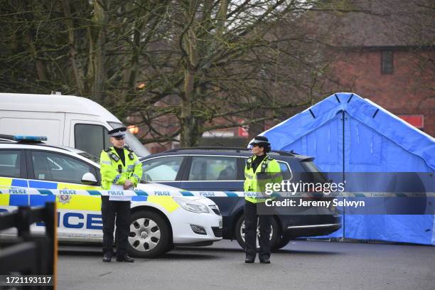 Salisbury Police Cordon Today - Sergei Skripal Is Critically Ill At Salisbury District Hospital After Being Found Unconscious In The Wiltshire City...